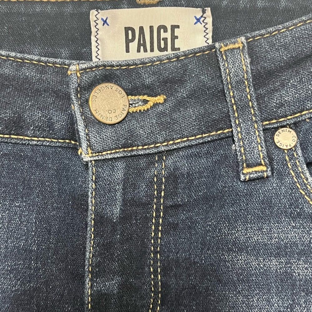 Paige Jax Denim Bermuda Jean Shorts in Amara Women’s Sz 26 - Picture 7 of 7